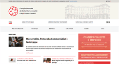 Desktop Screenshot of commercialisti.it